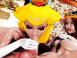 L'homme baise deux p ...